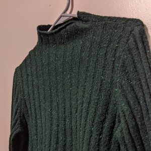 Green Turtleneck Sweater